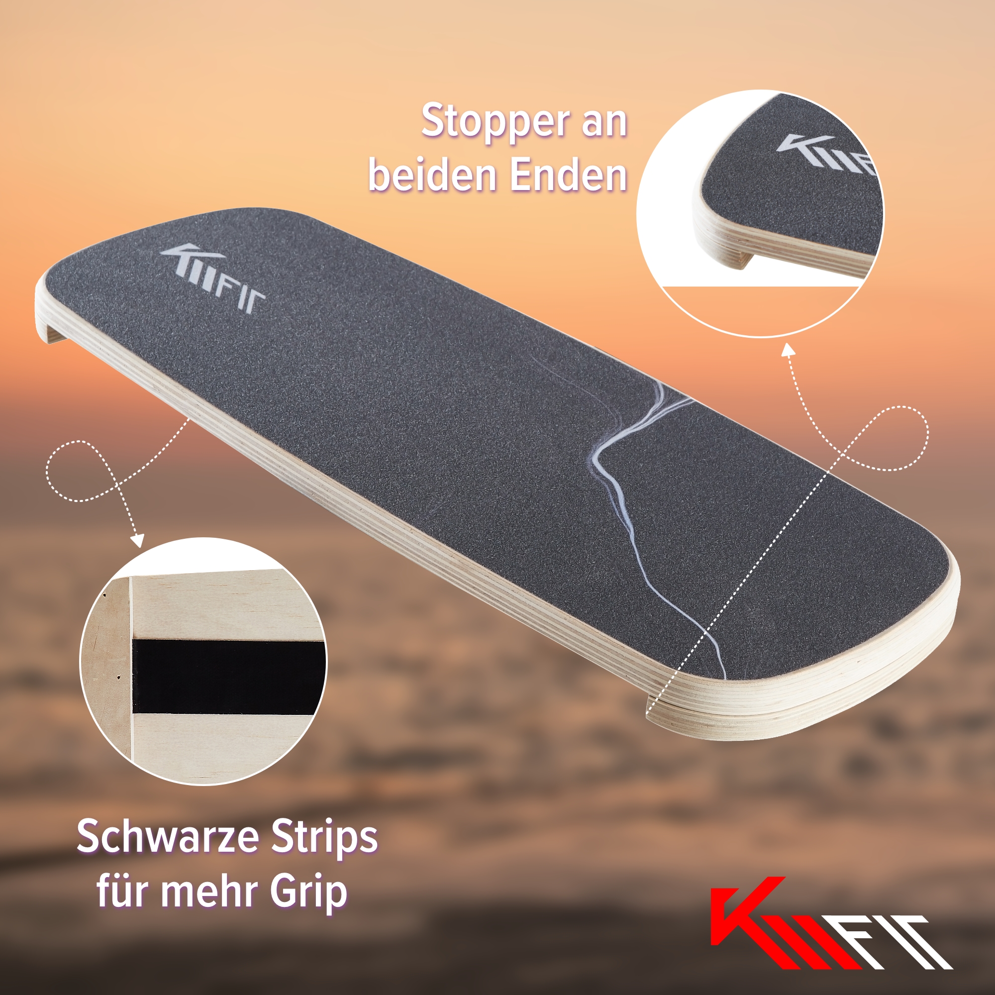 Balance Board aus Holz