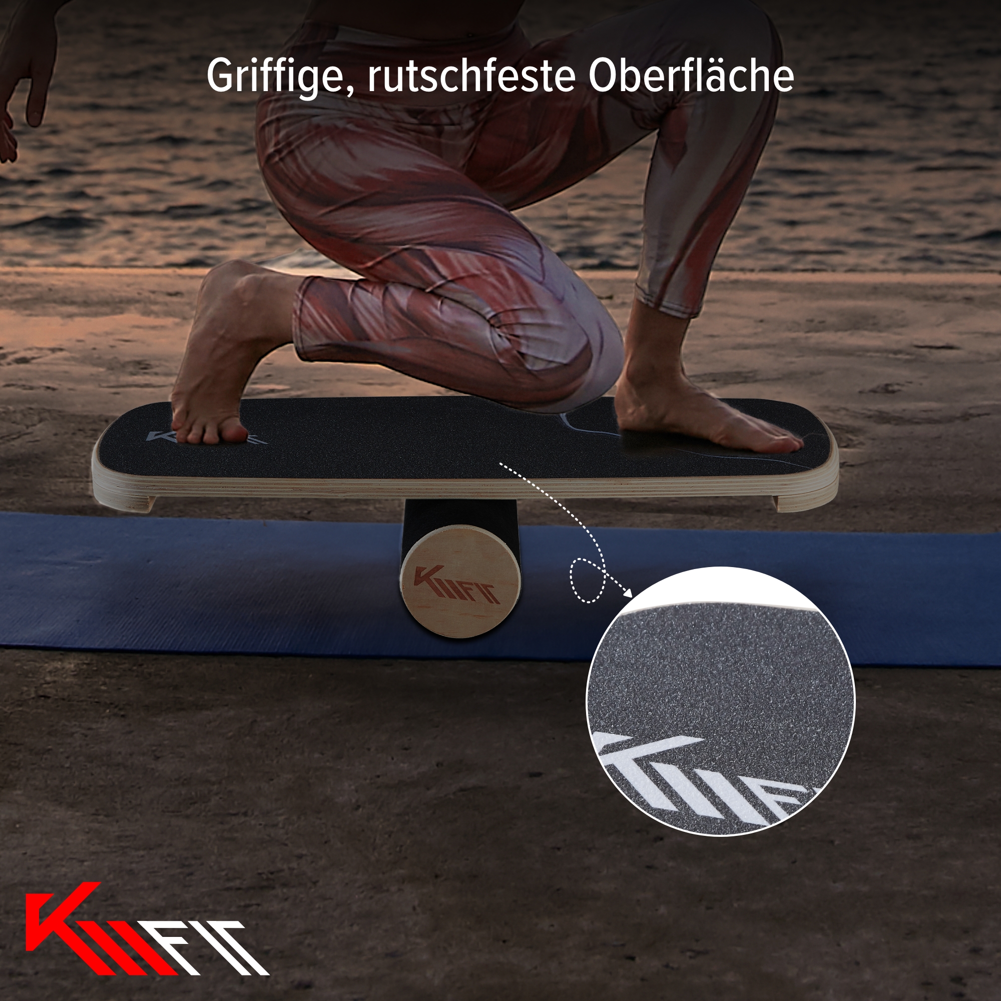 Balance Board aus Holz