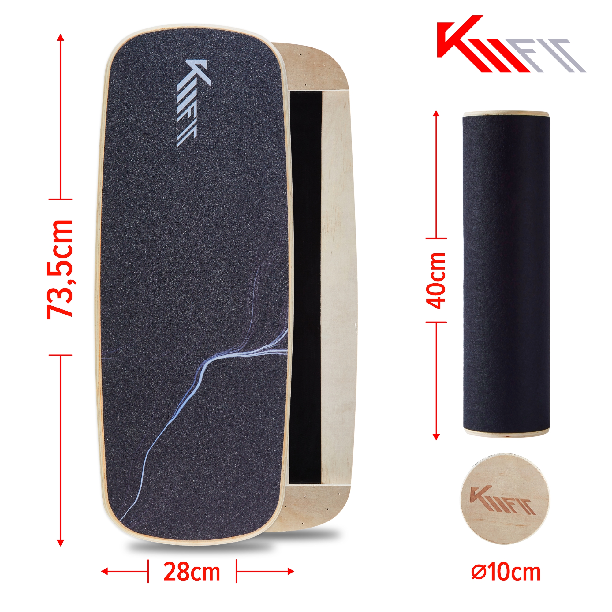 Balance Board aus Holz